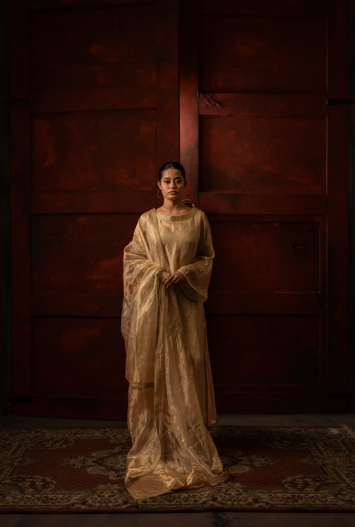 Soft Gold Kurta Set