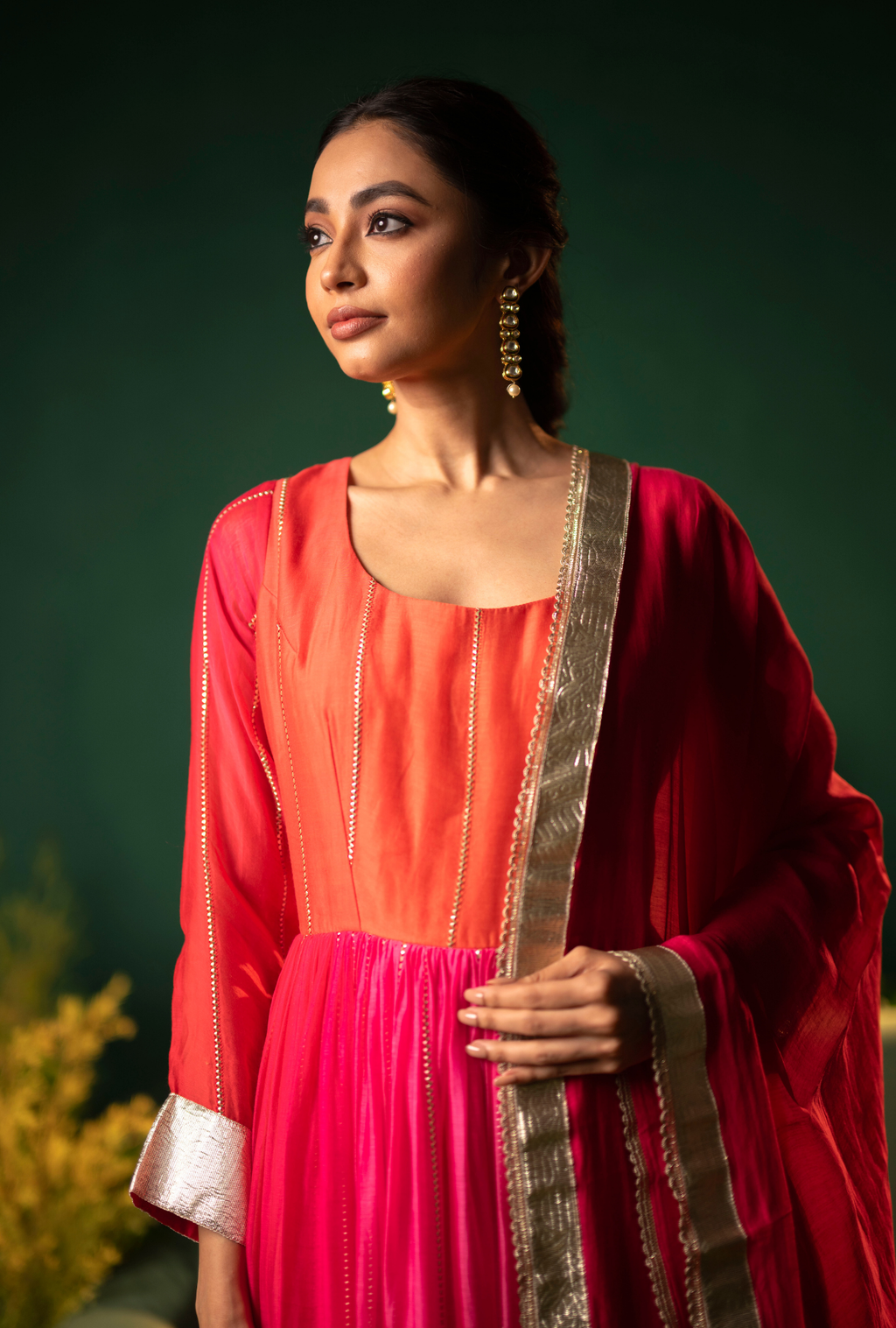 Sindoor Anarkali Set