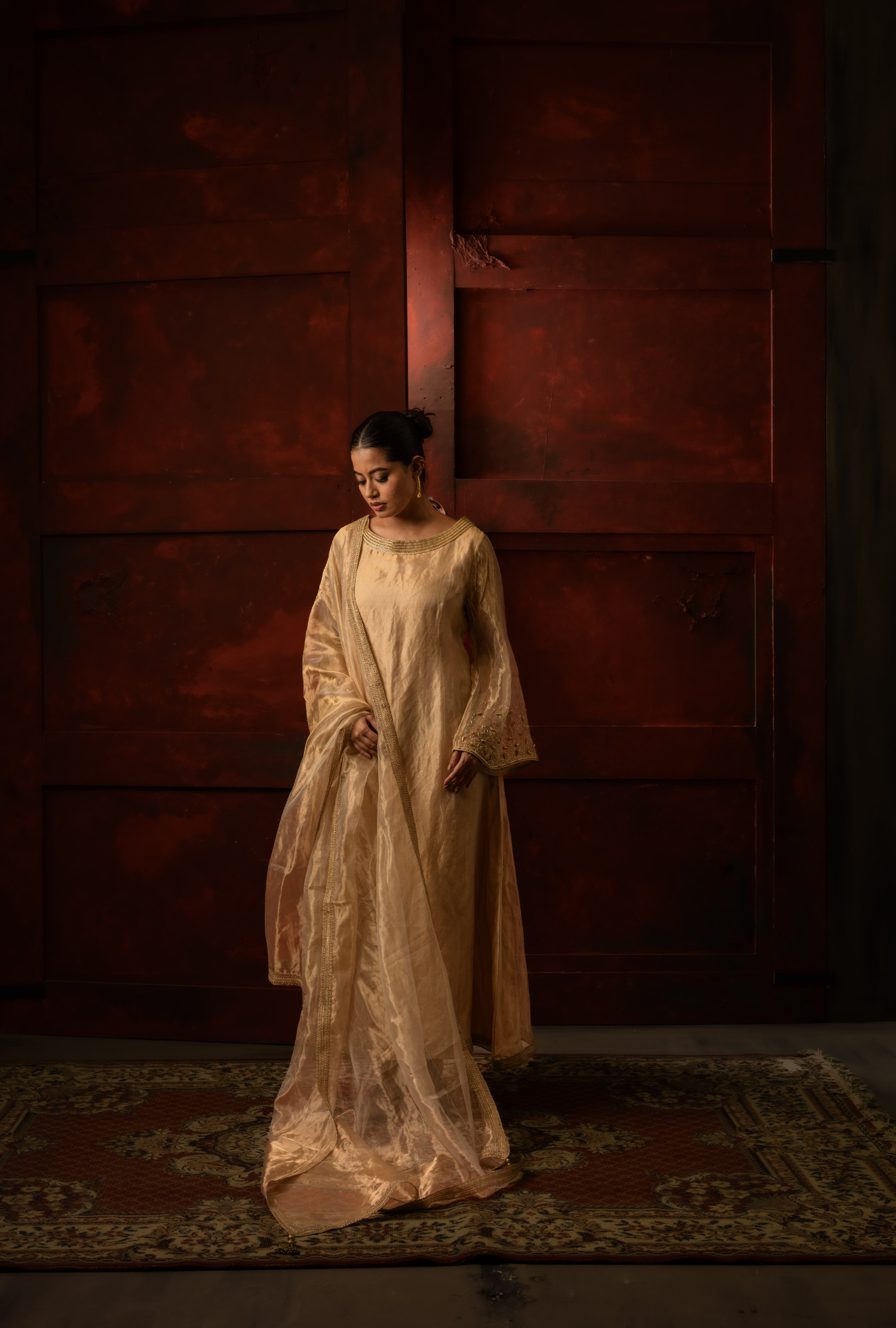 Soft Gold Kurta Set
