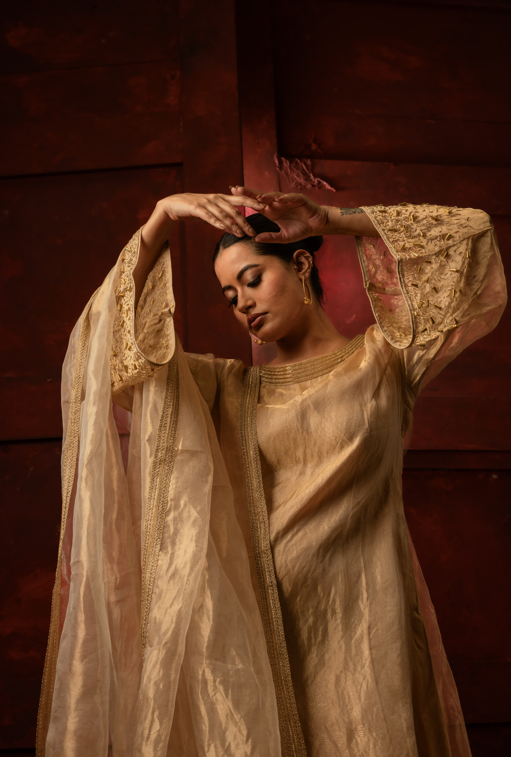 Soft Gold Kurta Set