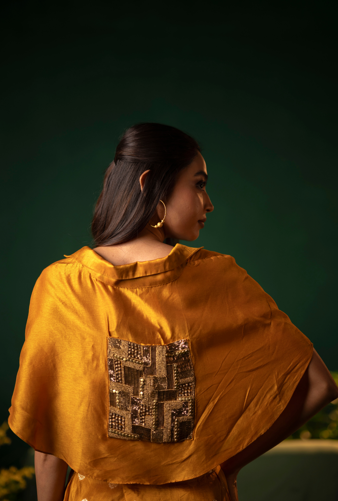 Haldi Gold Palazzo Set