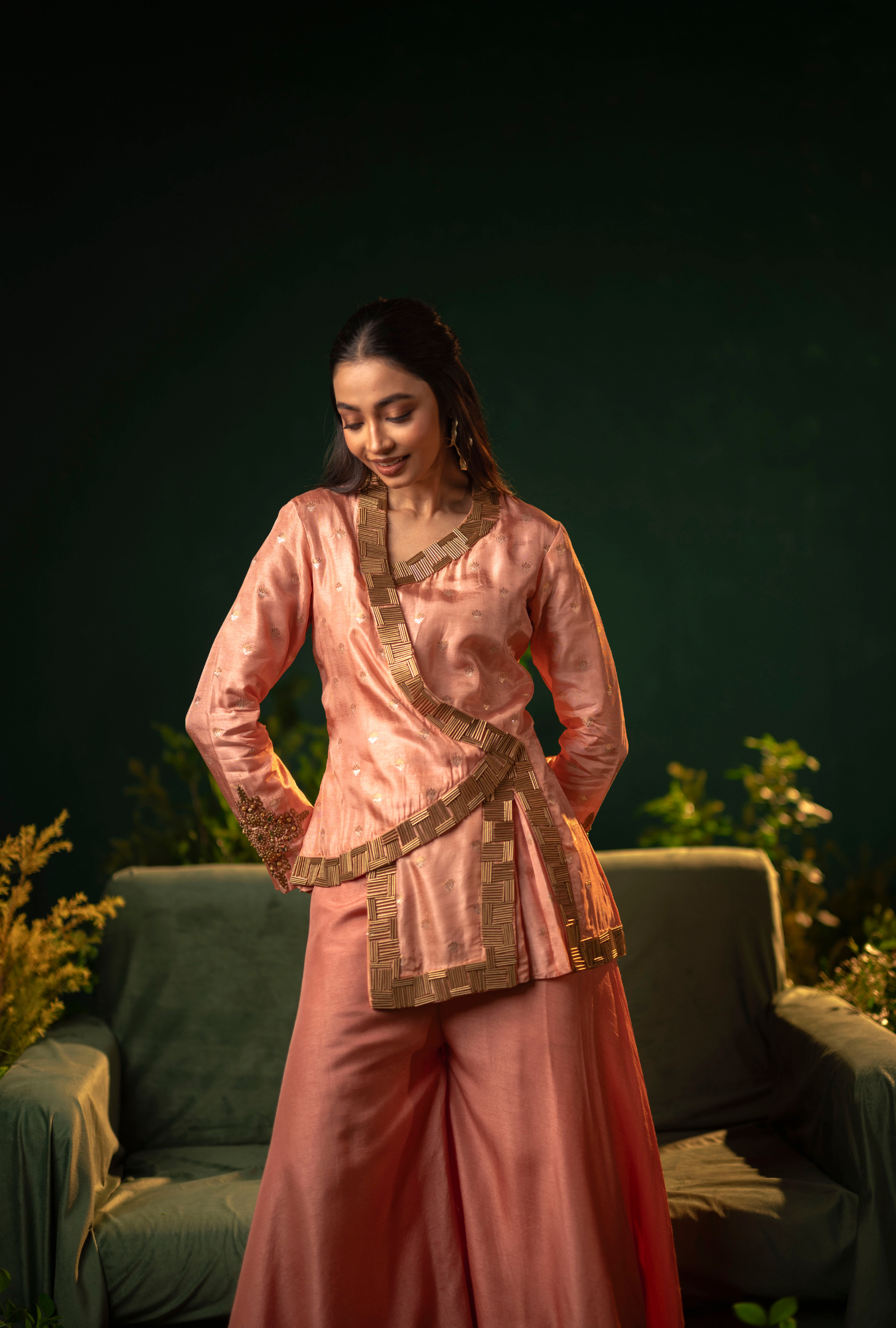 Vintage Rose Sharara Set