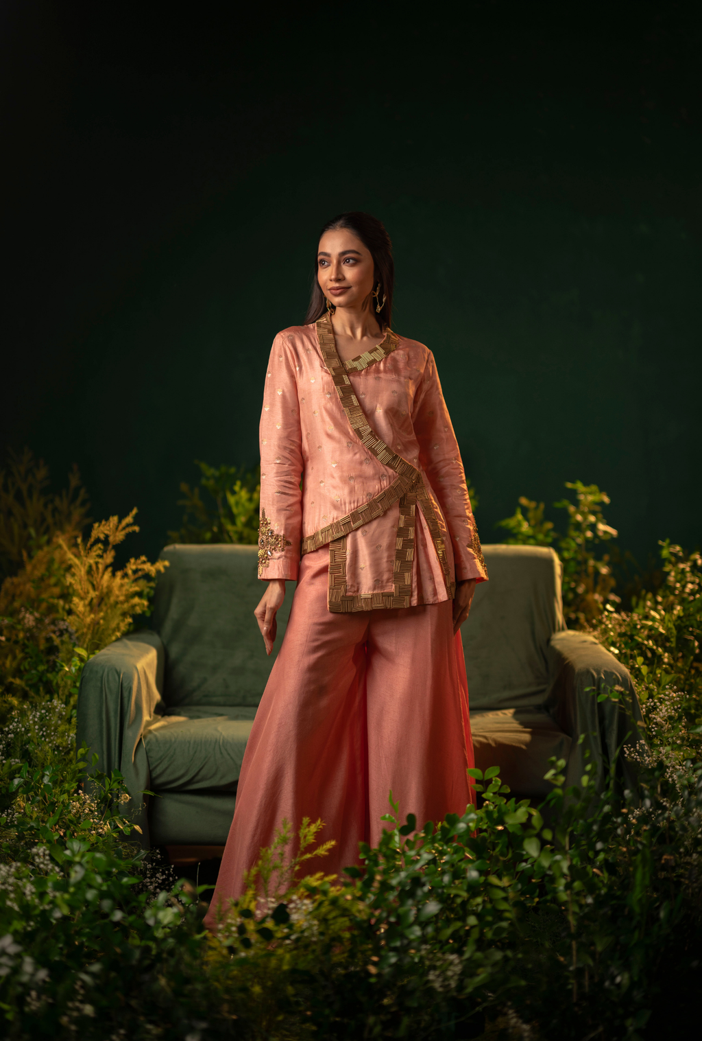 Vintage Rose Sharara Set