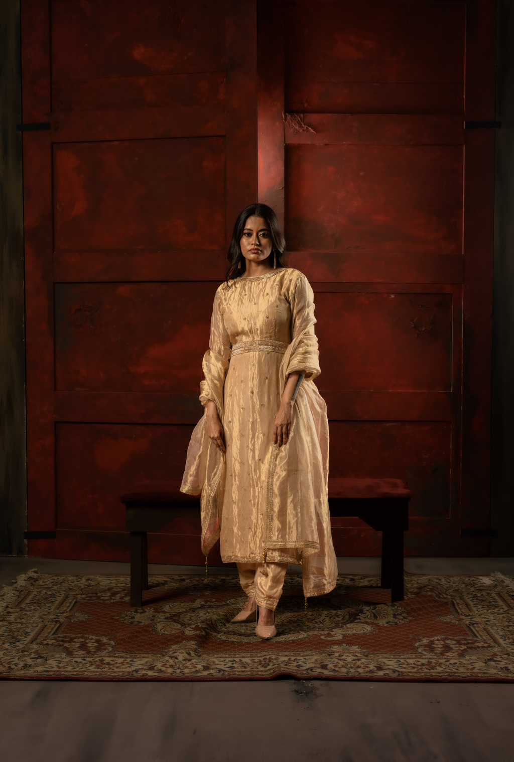Heritage Gold Kurta Set