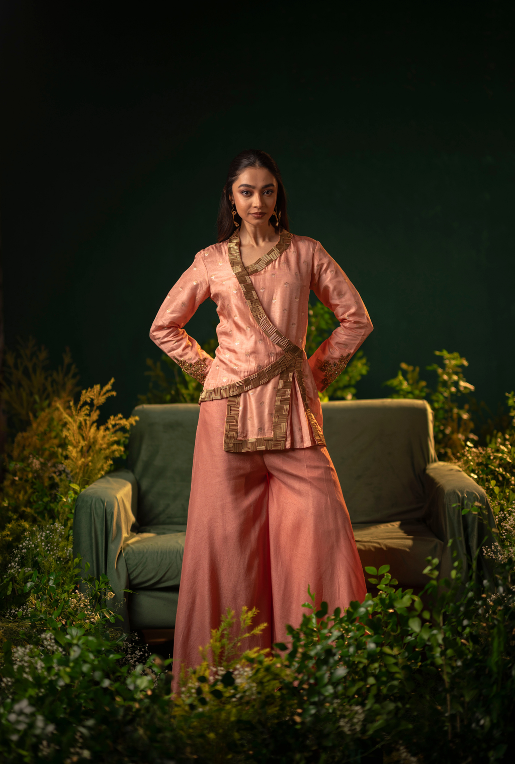 Vintage Rose Sharara Set