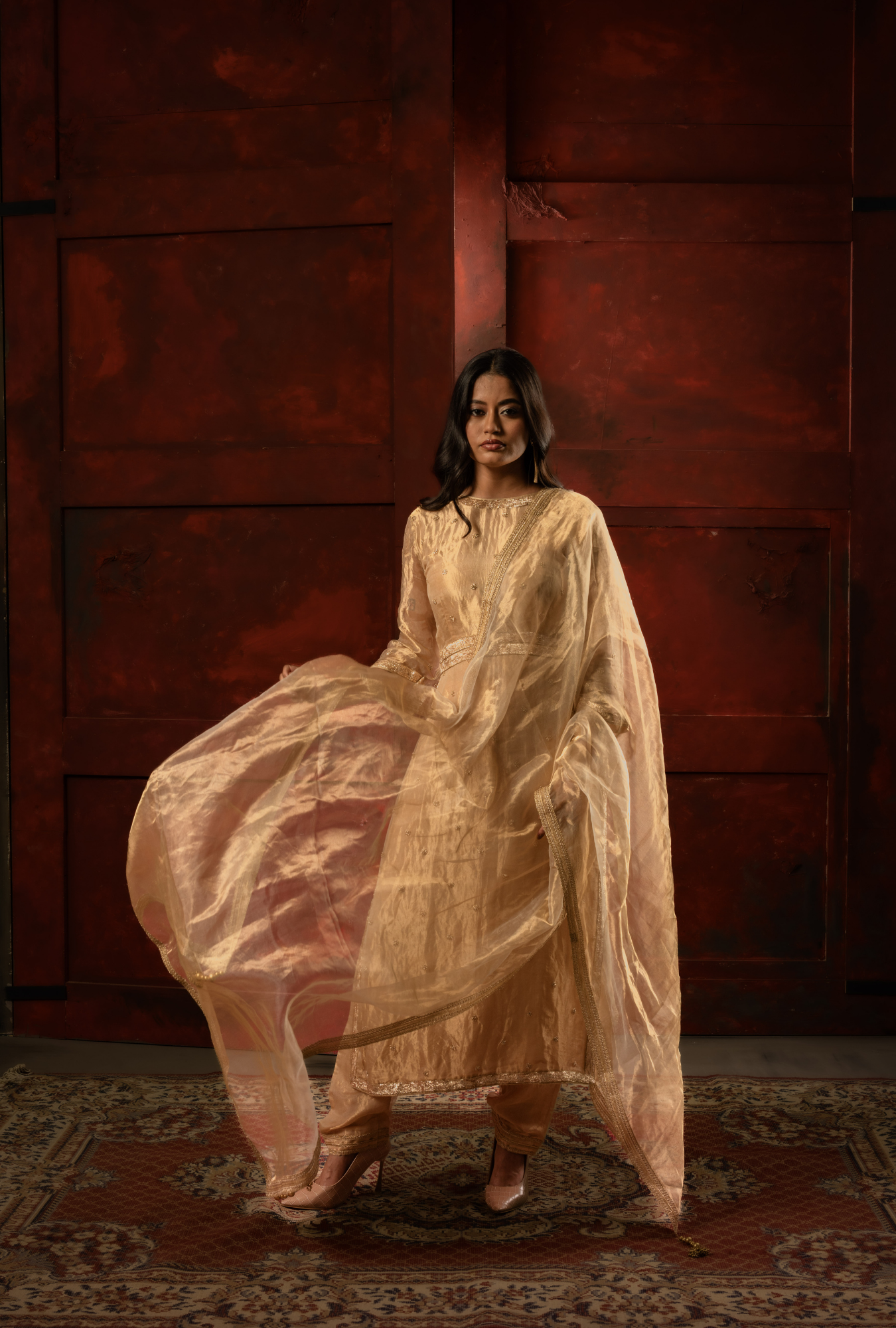 Heritage Gold Kurta Set