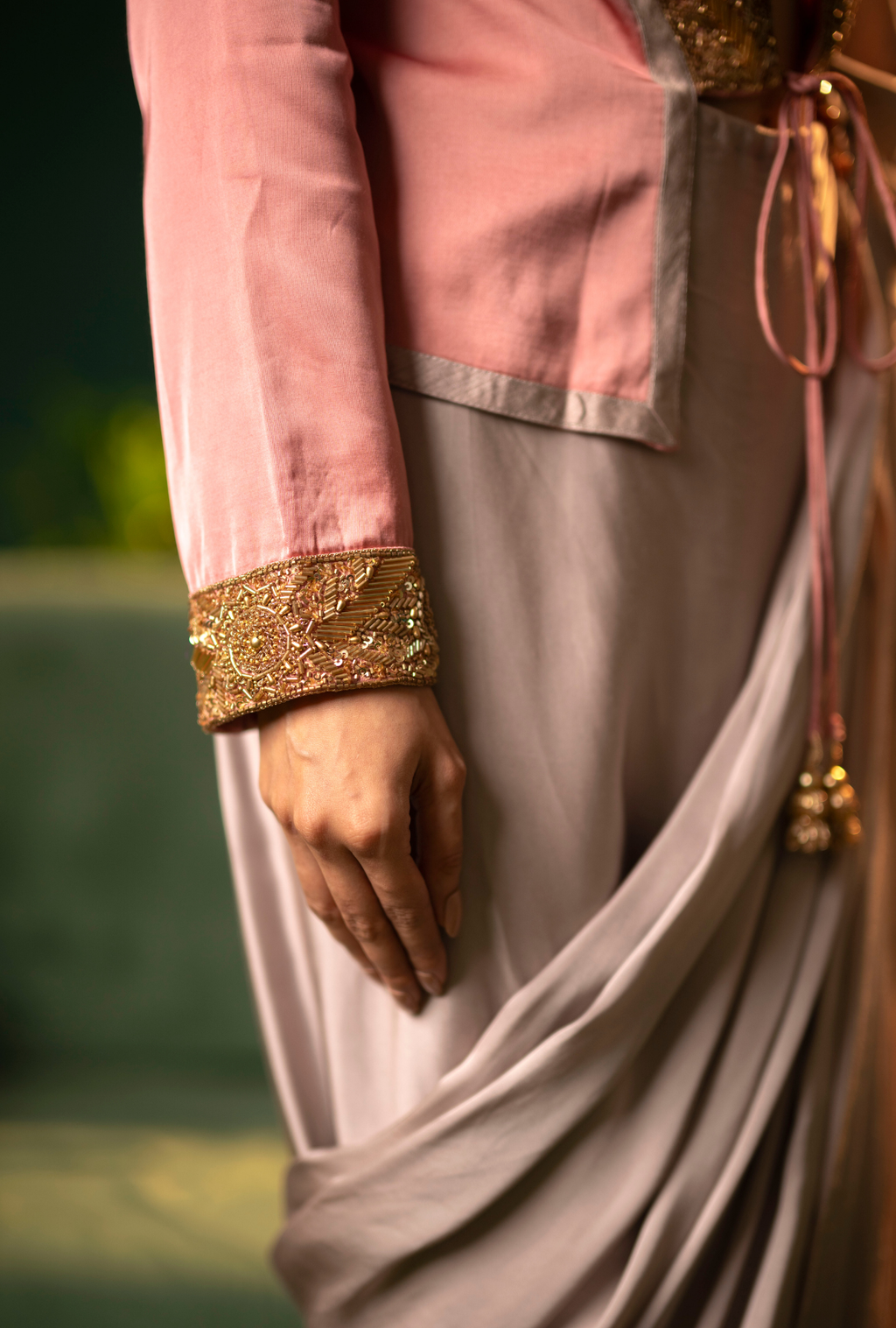 Chandra Rose Pre-Draped Saree