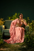 Noore Blush Pre-Draped Saree
