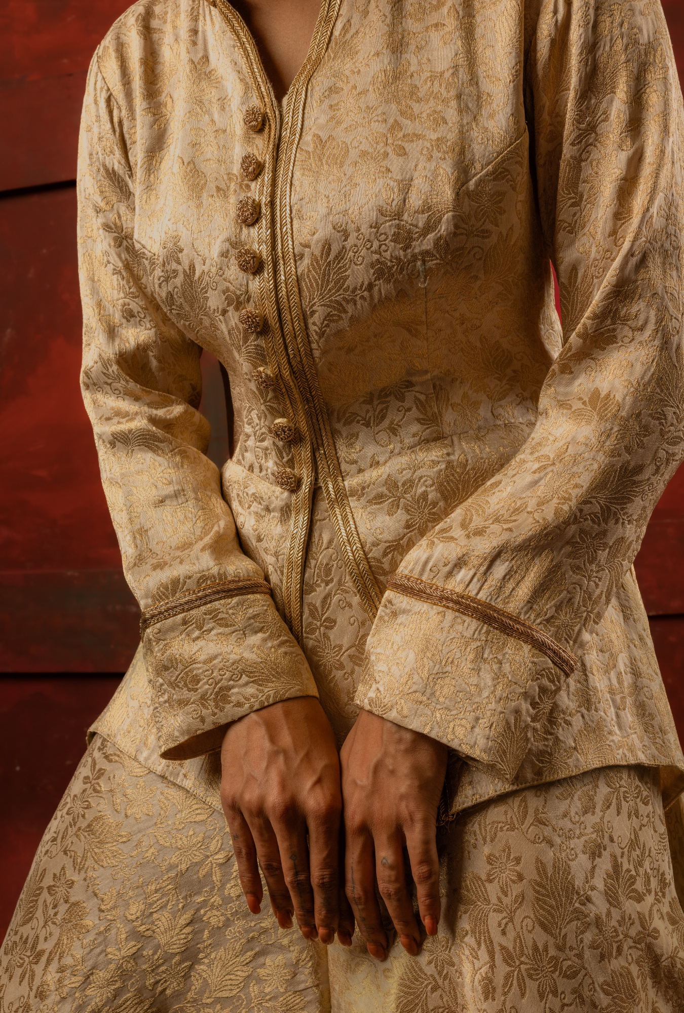 Noor Panel Brocade Set