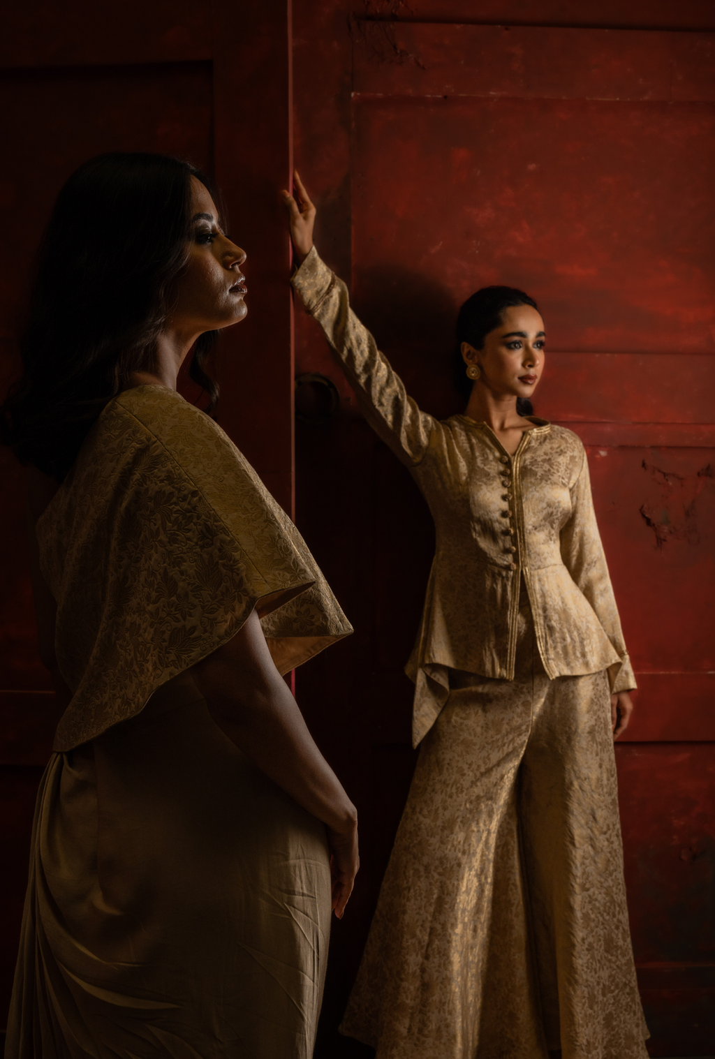 Noor Panel Brocade Set