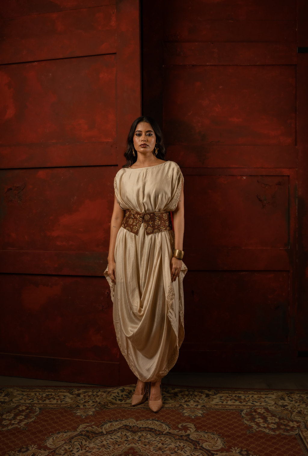 Gilded Cinch Dress