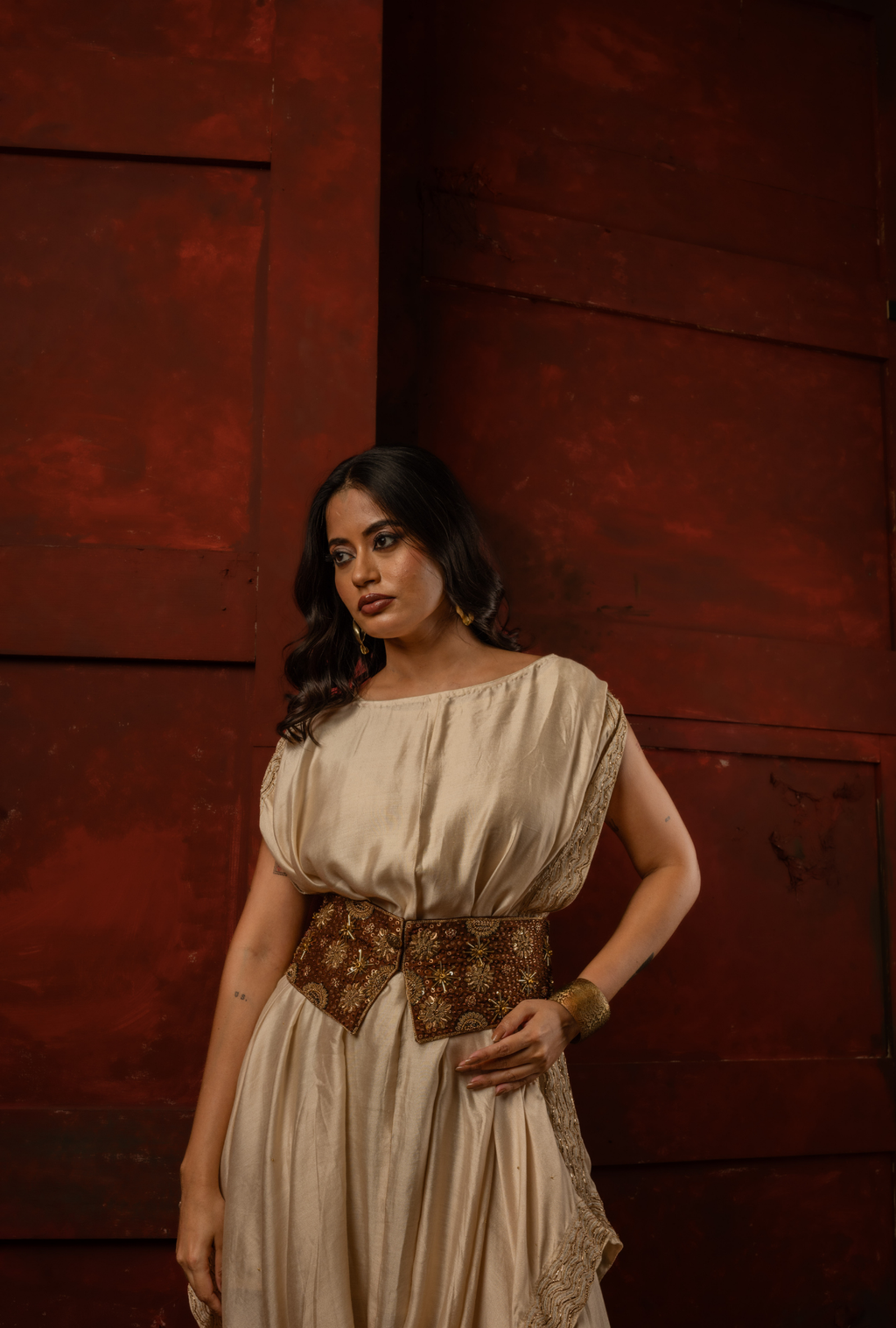 Gilded Cinch Dress