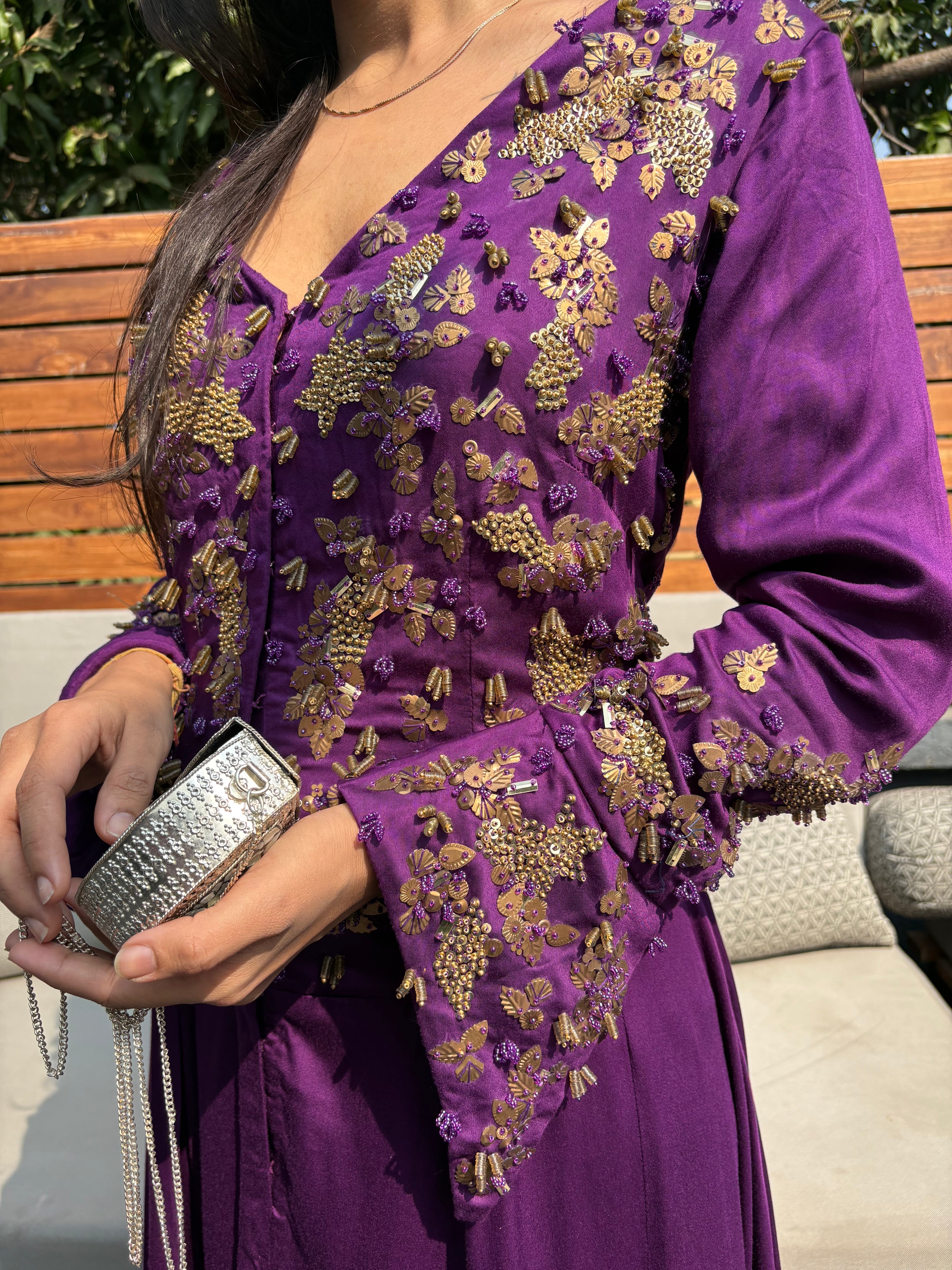 Meher Violet Dress