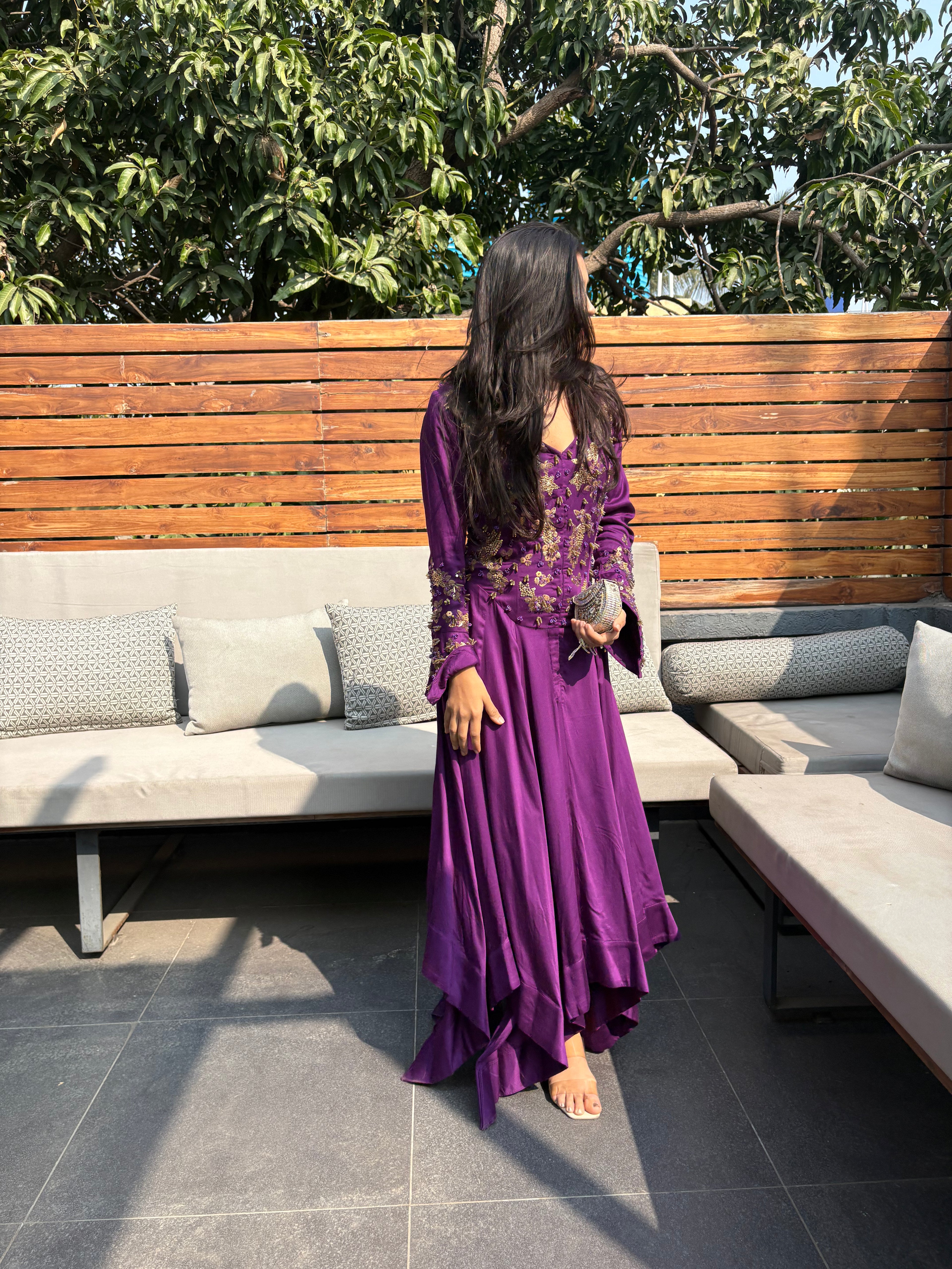 Meher Violet Dress