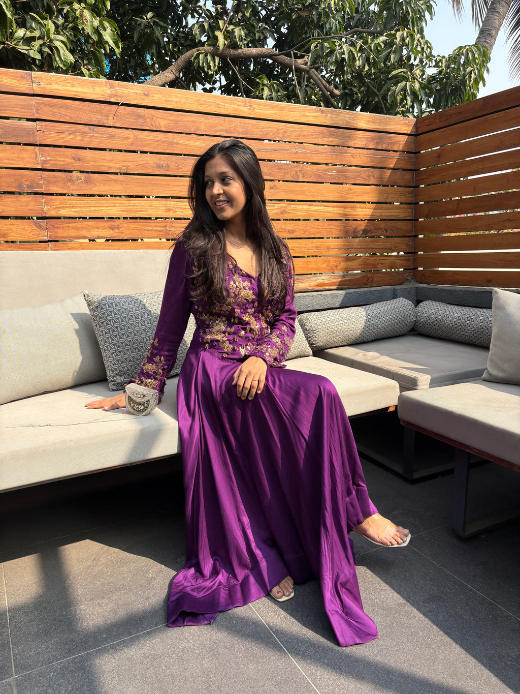 Meher Violet Dress