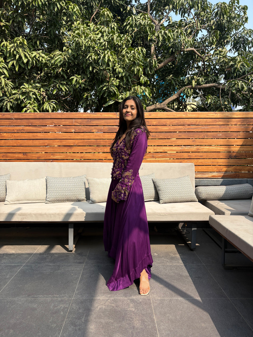 Meher Violet Dress